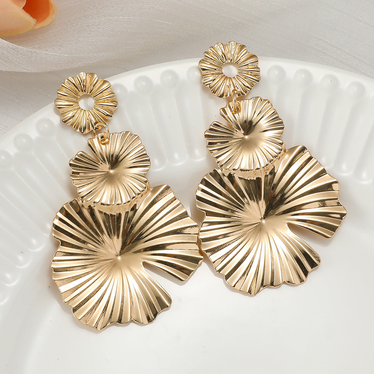 Wholesale of Uniquely Shaped Metal Earrings